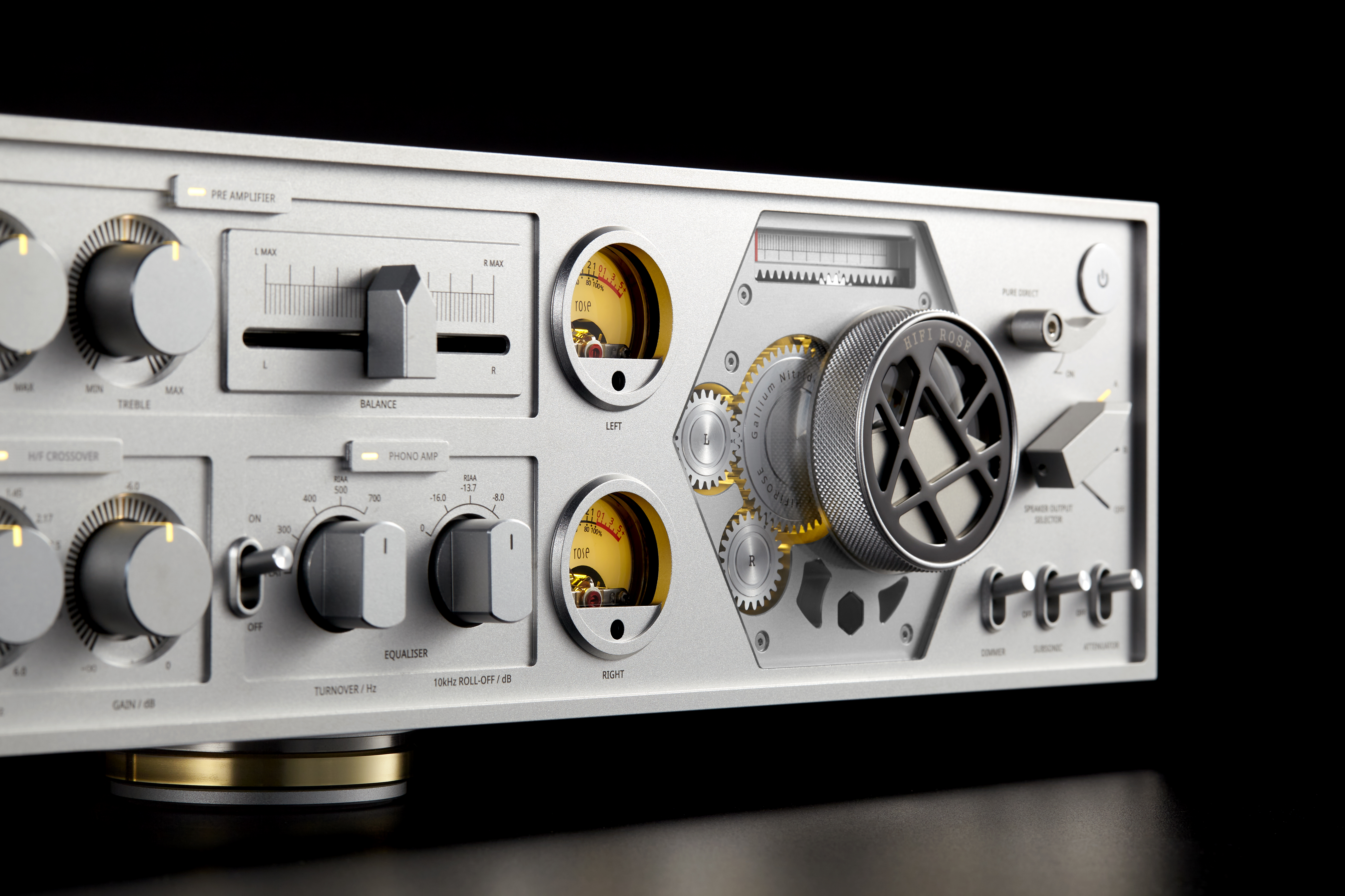 Rose RA180 Integrated Amplifier Review Close Up